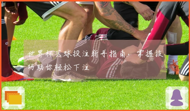 世界杯买球投注新手指南，掌握技巧助你轻松下注