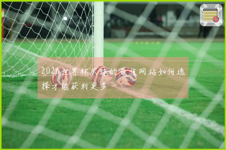 2026世界杯买球的最佳网站如何选择才能获利更多